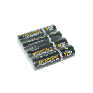 Батарейки СР R6 черные пальчиковые 4шт